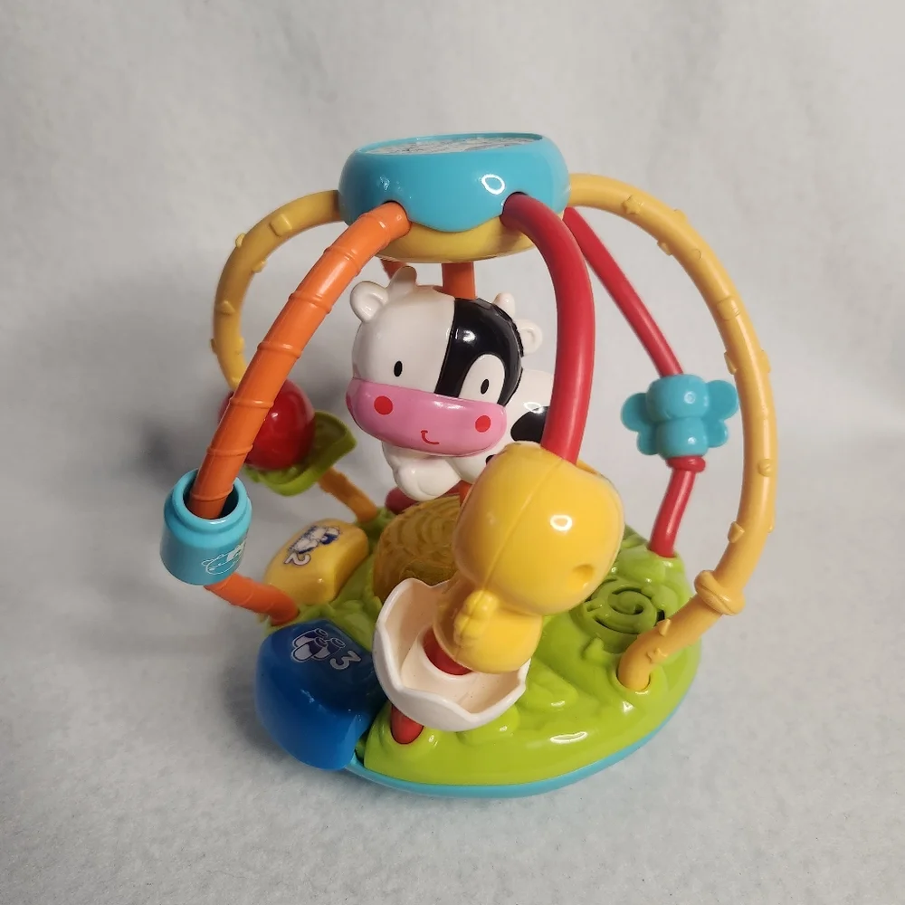 VTech Lil' Critters Shake, Wobble Busy Ball, Fisher-Price Poppity Pop Turtle Set
